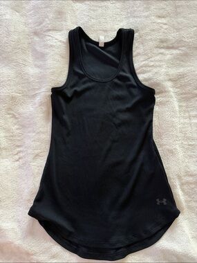 Under Armour Black Scoop Neck Racerback Tank